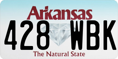 AR license plate 428WBK