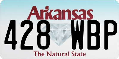 AR license plate 428WBP