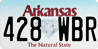 AR license plate 428WBR