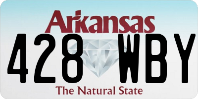 AR license plate 428WBY