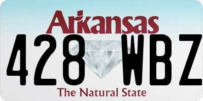 AR license plate 428WBZ