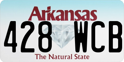 AR license plate 428WCB