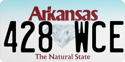 AR license plate 428WCE