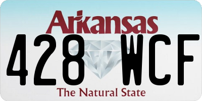 AR license plate 428WCF