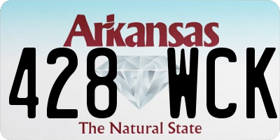 AR license plate 428WCK
