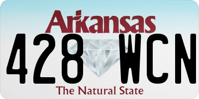 AR license plate 428WCN