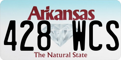 AR license plate 428WCS