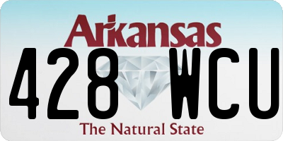 AR license plate 428WCU