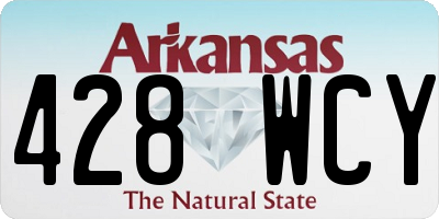 AR license plate 428WCY
