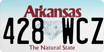 AR license plate 428WCZ