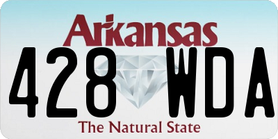 AR license plate 428WDA