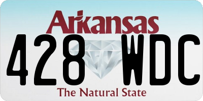 AR license plate 428WDC