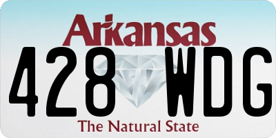 AR license plate 428WDG
