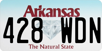 AR license plate 428WDN