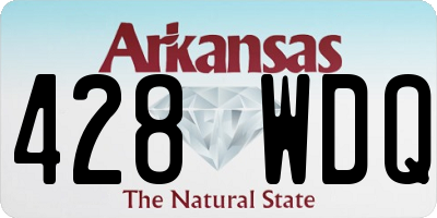 AR license plate 428WDQ