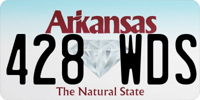 AR license plate 428WDS
