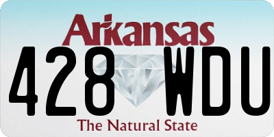AR license plate 428WDU