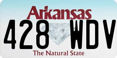AR license plate 428WDV
