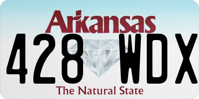 AR license plate 428WDX