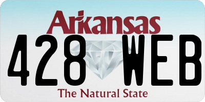 AR license plate 428WEB