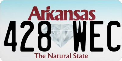 AR license plate 428WEC