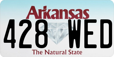 AR license plate 428WED