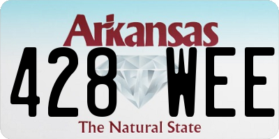 AR license plate 428WEE