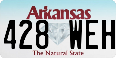 AR license plate 428WEH
