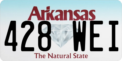 AR license plate 428WEI