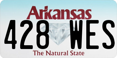 AR license plate 428WES