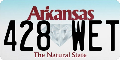 AR license plate 428WET
