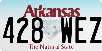 AR license plate 428WEZ