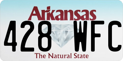 AR license plate 428WFC