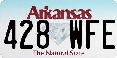 AR license plate 428WFE
