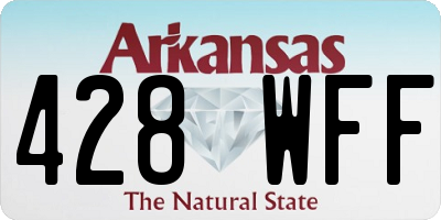 AR license plate 428WFF