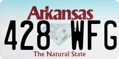 AR license plate 428WFG