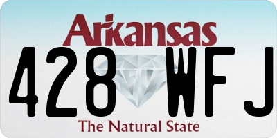 AR license plate 428WFJ