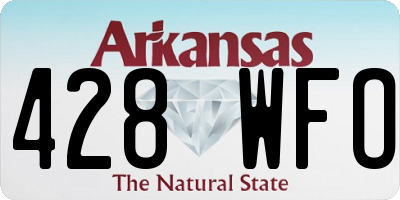 AR license plate 428WFO