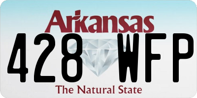 AR license plate 428WFP