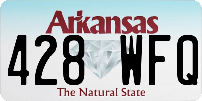 AR license plate 428WFQ