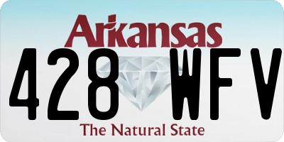 AR license plate 428WFV