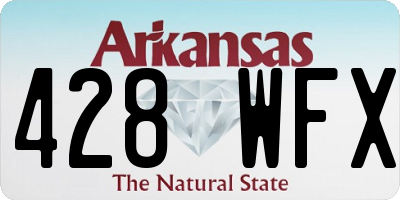 AR license plate 428WFX