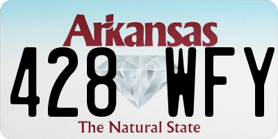 AR license plate 428WFY