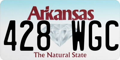 AR license plate 428WGC