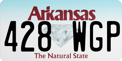 AR license plate 428WGP
