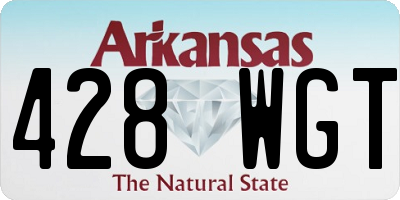 AR license plate 428WGT