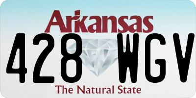AR license plate 428WGV
