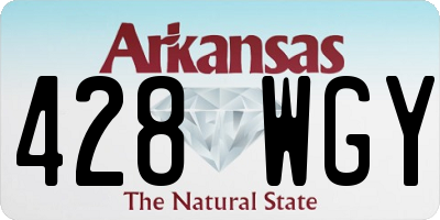 AR license plate 428WGY
