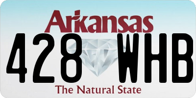 AR license plate 428WHB