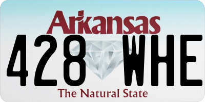 AR license plate 428WHE
